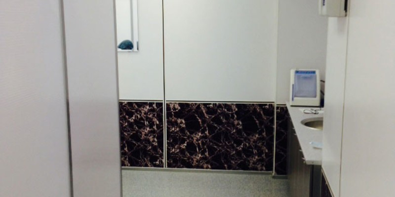 Применение негорючей отделки в Стоматологическая клиника Санкт-Петербург