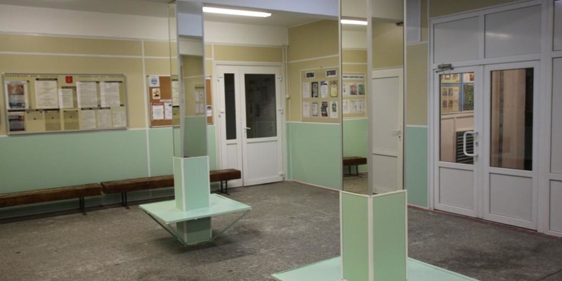 Применение негорючей отделки в Школа № 149 г. Санкт-Петербург