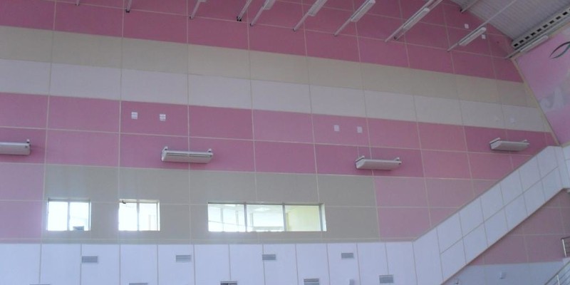 Применение негорючей отделки в Дворец художественной гимнастики г. Омск