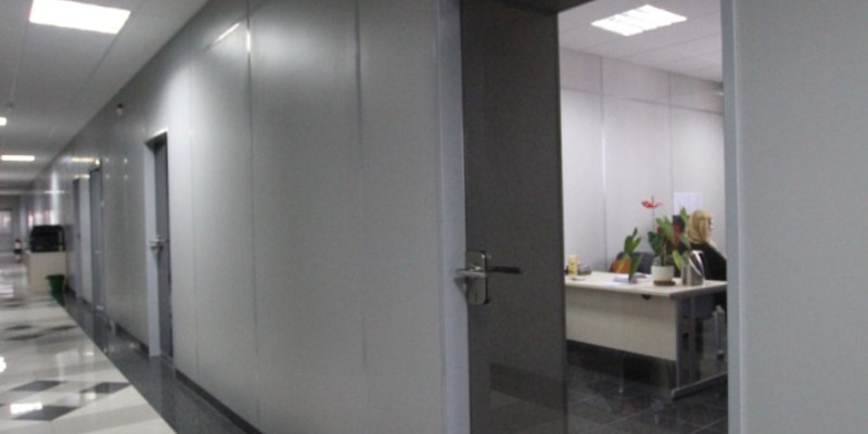 Применение негорючей отделки в Заводоуправление, республика Беларусь (г. Гомель)